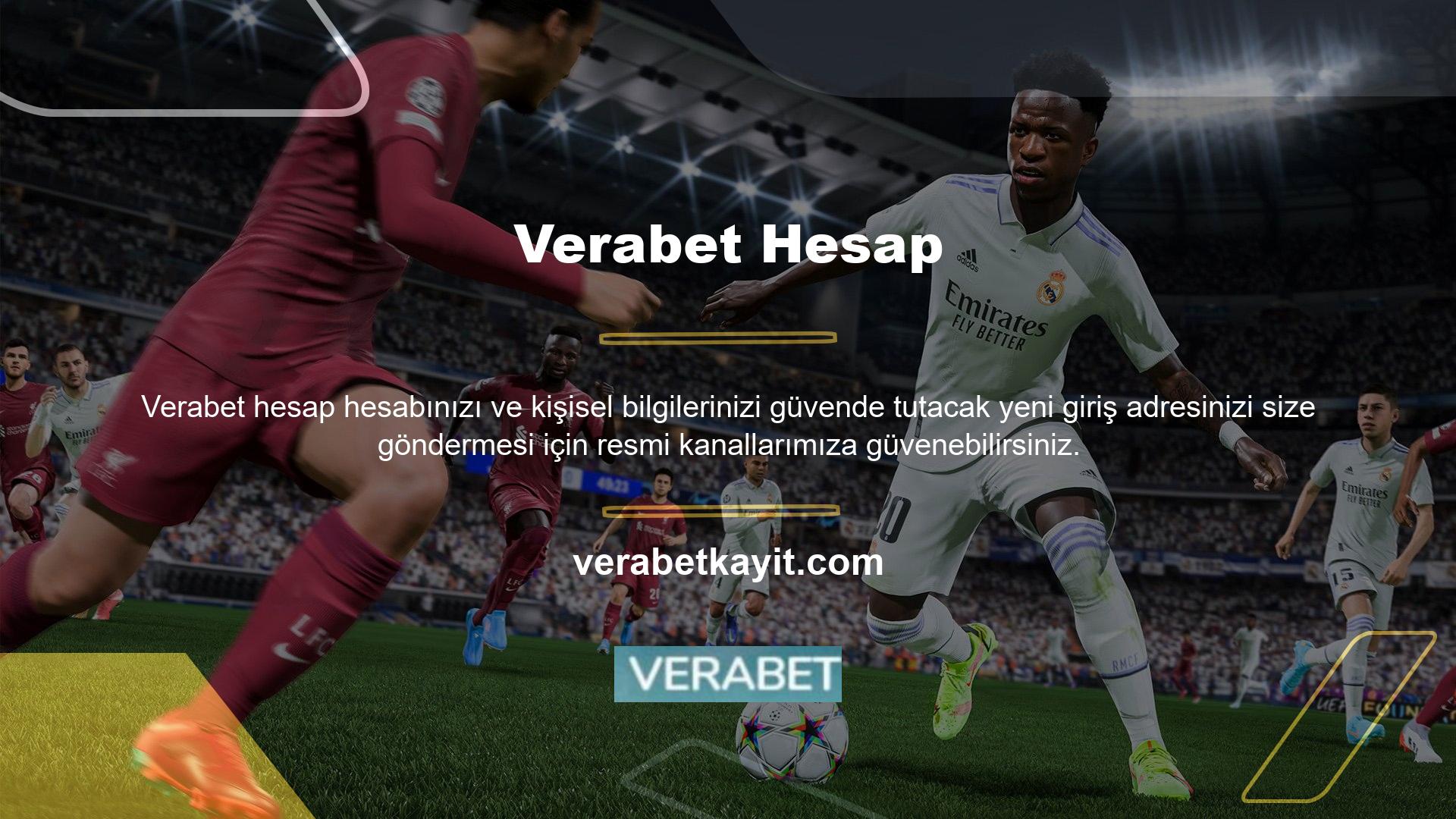 Verabet resmi web sitesi en mükemmel olanıdır