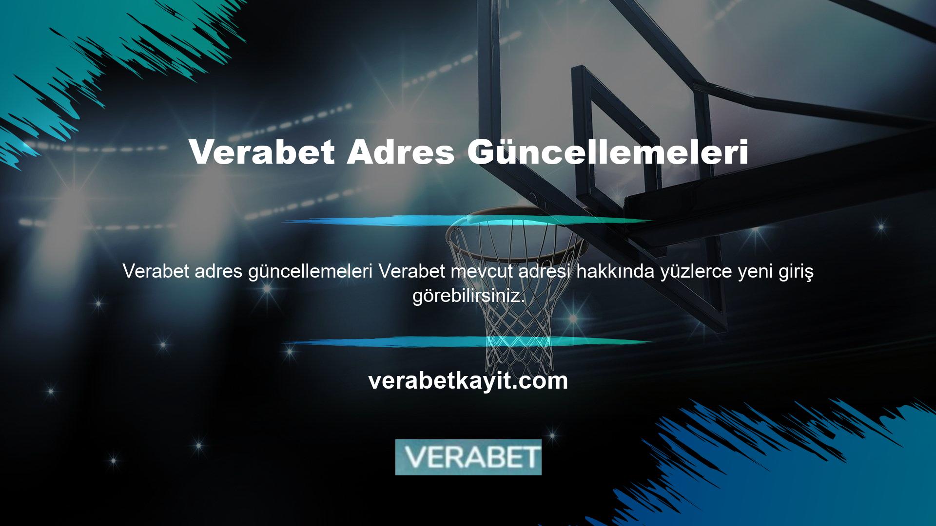 Karışıklığı gidermek için Verabet mevcut adresi hangi web sitesinden aldı? Web sitemiz bizimkiyle aynı adrese sahip diğer web siteleri tarafından görülecektir