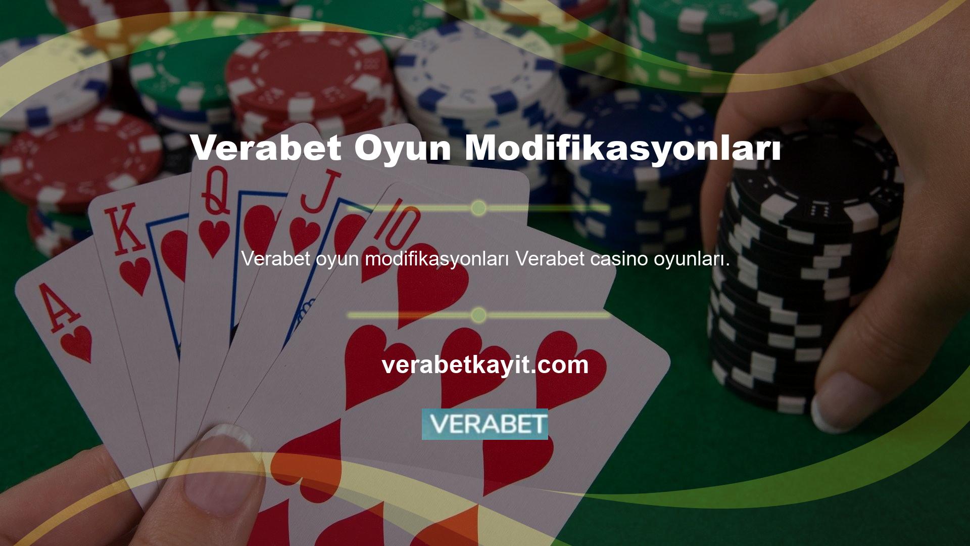 Oyun modifikasyonları, kullanıcı, zaman, gelir ve program kusurları veya eksiklikleri için belirlenmelidir
